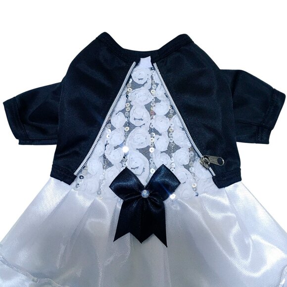 🎃👻 TIFFANY CHUCKY HALLOWEEN CUTE DOG PET CLOTHES TUTU WEDDING DRESS 👻🎃 - Picture 4 of 10